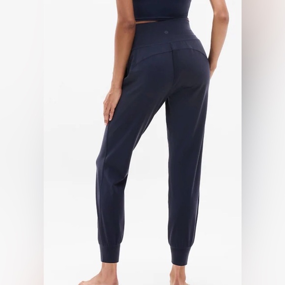 Athleta Navy Blue Salutation Jogger Pants - Picture 2 of 6